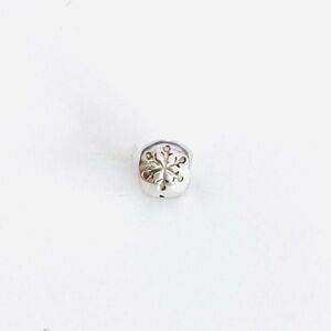 Sterling Silver Snowflake Charm Bead